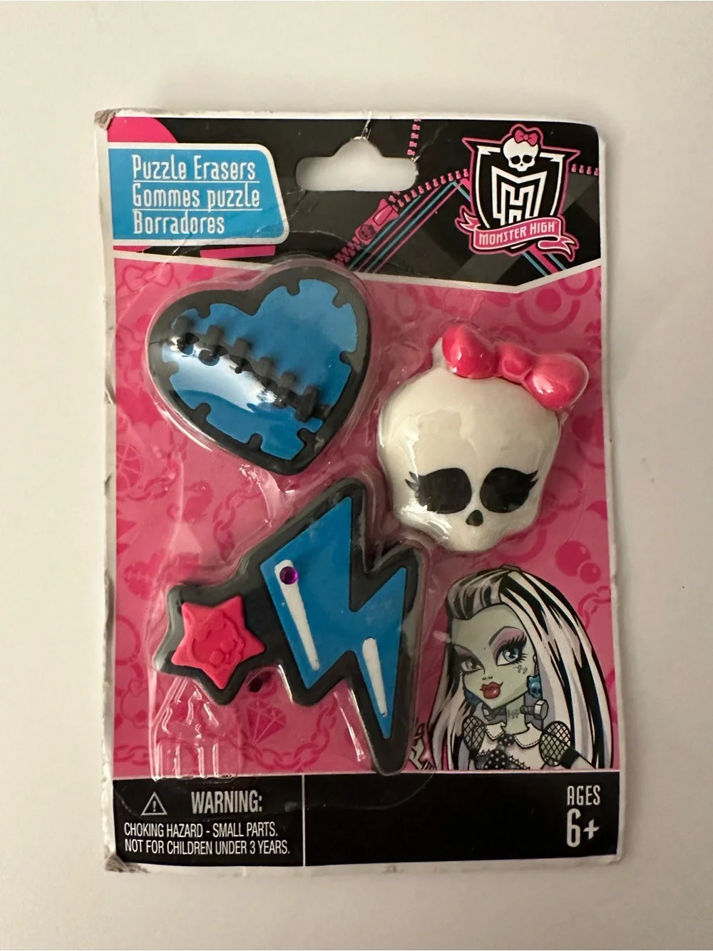 Monster High 16 Inch Backpack-Lunch Box-Pencil Case- Erasers-Misc School Supplie